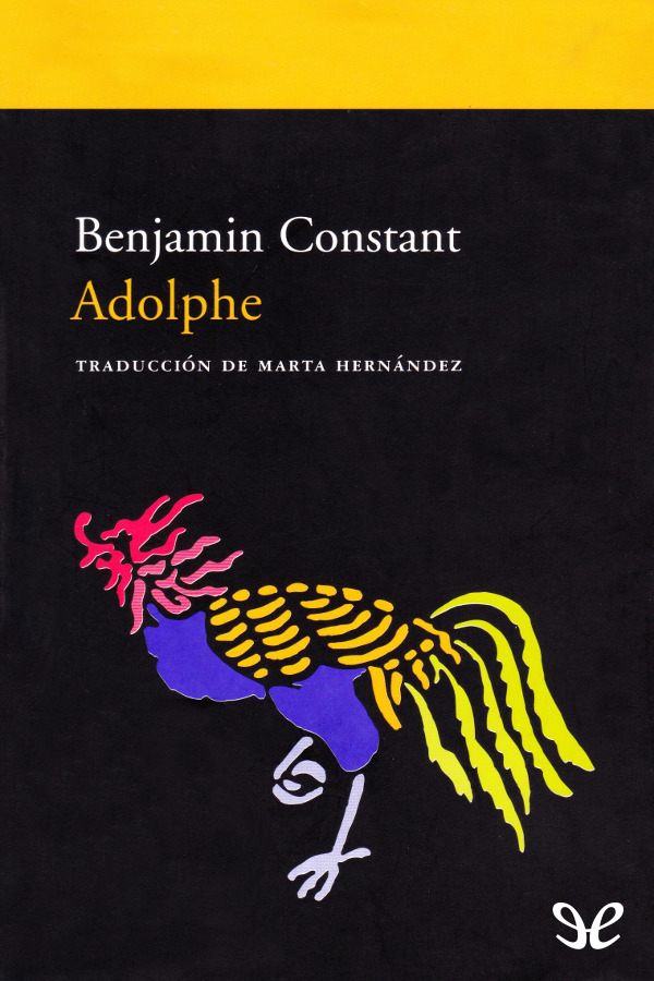 Portada del libro Adolphe