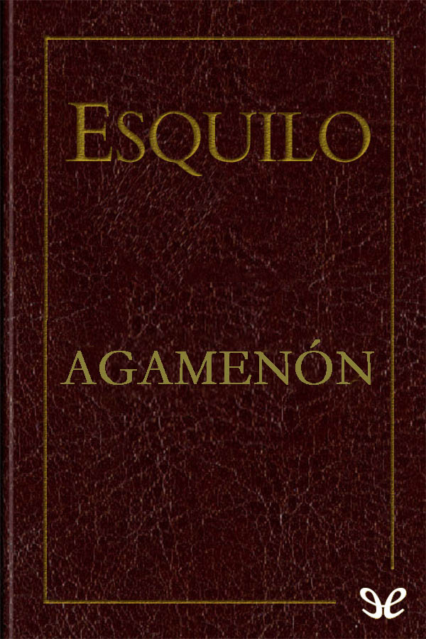 Portada del libro Agamenon