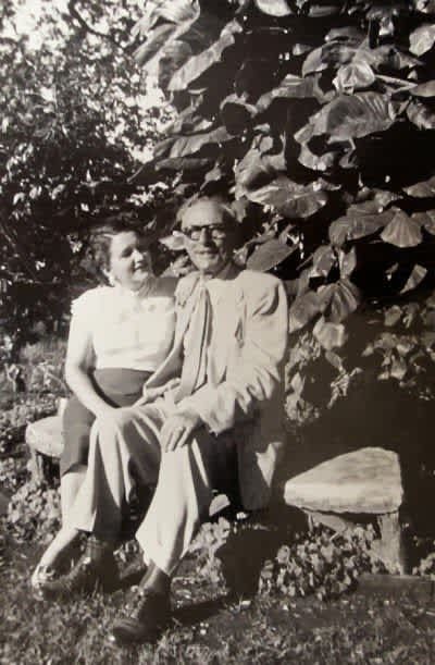 Agustin Acosta y su esposa Consuelo