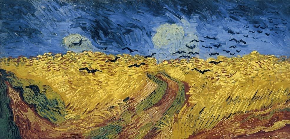 Campo de trigo con cuervos, 1890