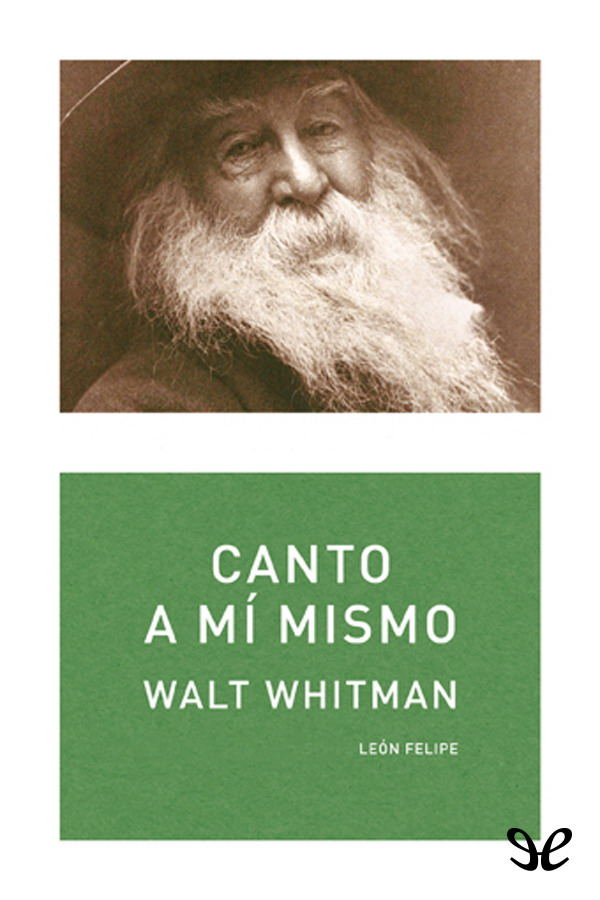 Portada del libro Canto a mi mismo