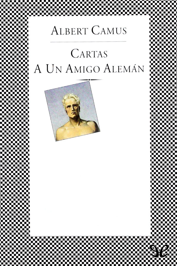 Portada del libro Cartas a un amigo aleman