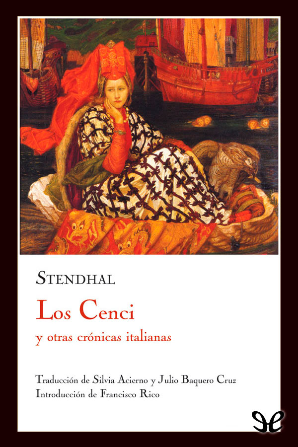 Portada del libro Los Cenci y otras cronicas italianas