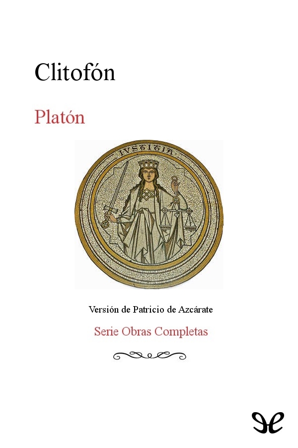 Portada del libro Clitofon