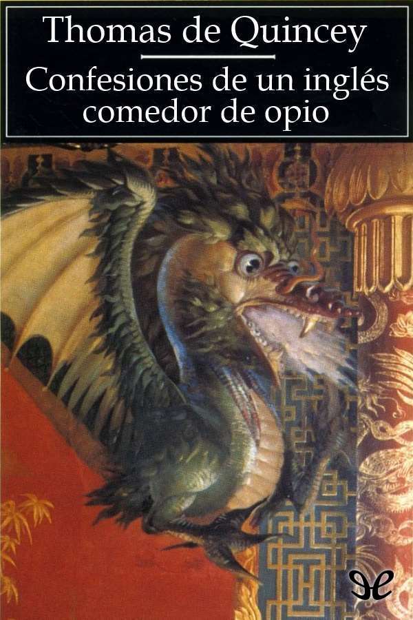 Portada del libro Confesiones de un ingles comedor de opio