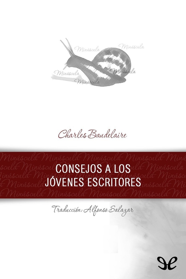 Portada del libro Consejos a los jovenes escritores