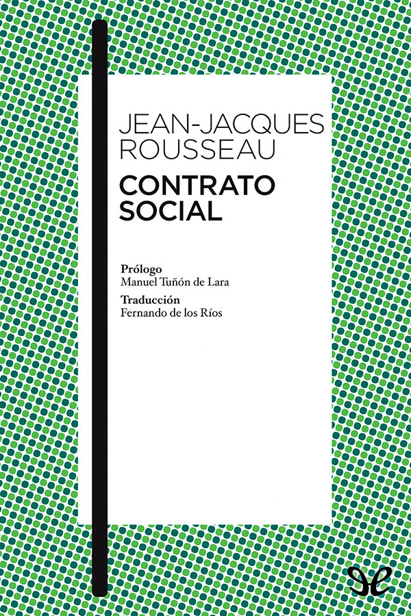 Portada del libro Contrato social