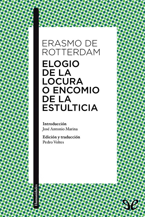 Portada del libro Elogio de la locura o Encomio de la estulticia