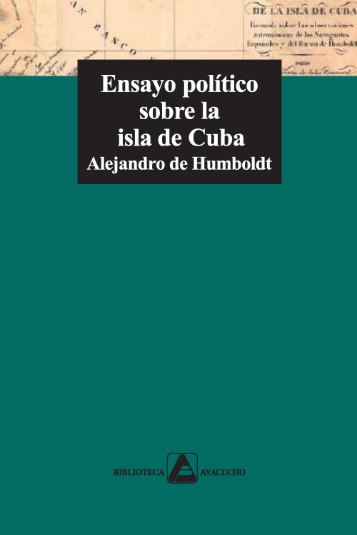 Portada del libro Ensayo politico sobre la isla de Cuba