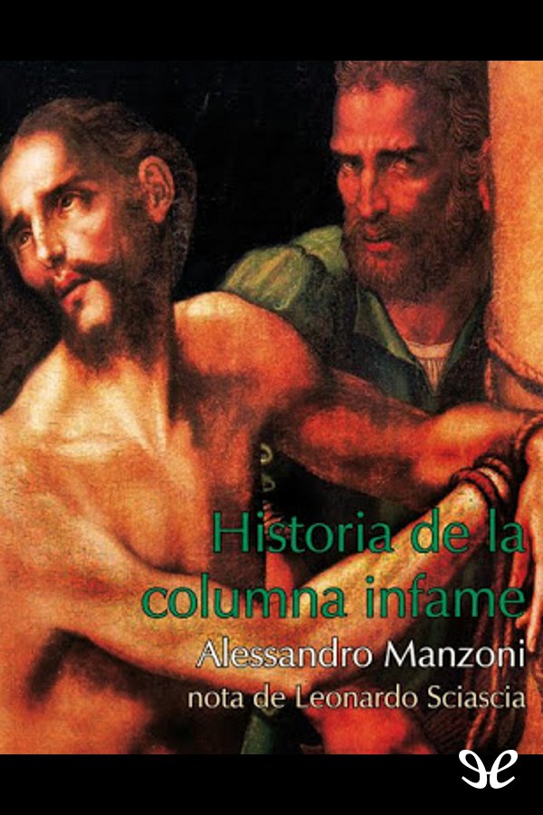 Portada del libro Historia de la columna infame