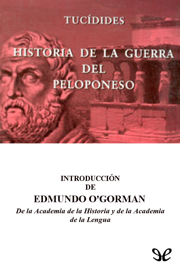 Portada del libro Historia de la guerra del Peloponeso