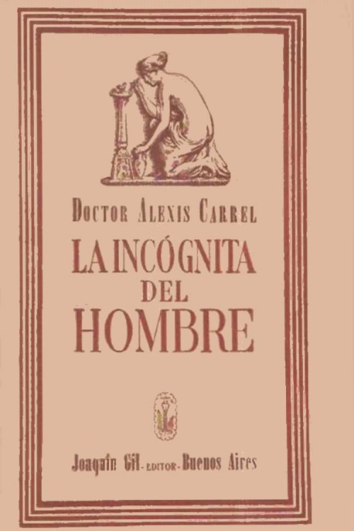 Portada del libro La incognita del hombre