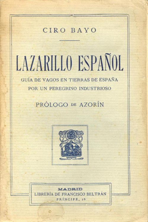 Portada del libro Lazarillo espanol