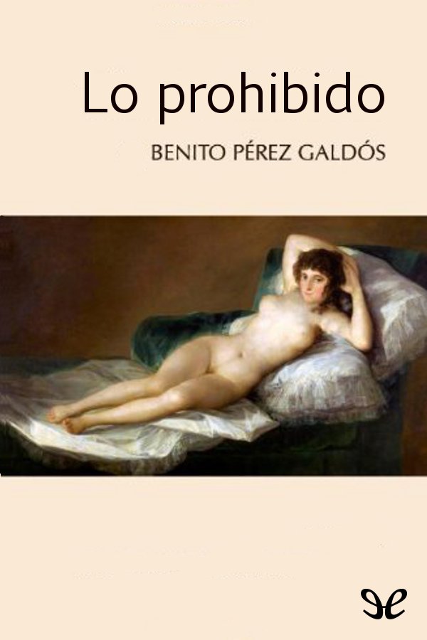 Portada del libro Lo prohibido