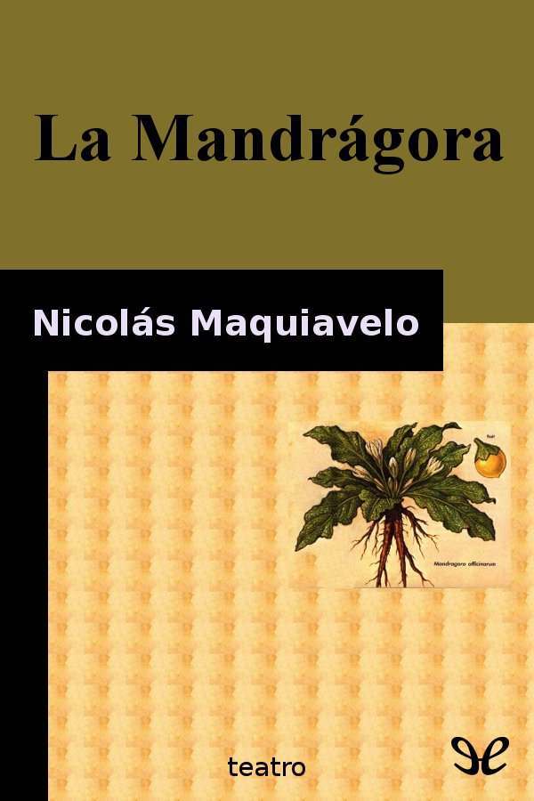 Portada del libro La Mandragora