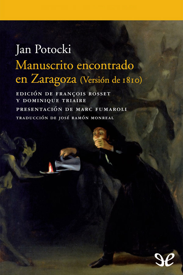 Portada del libro Manuscrito encontrado en Zaragoza