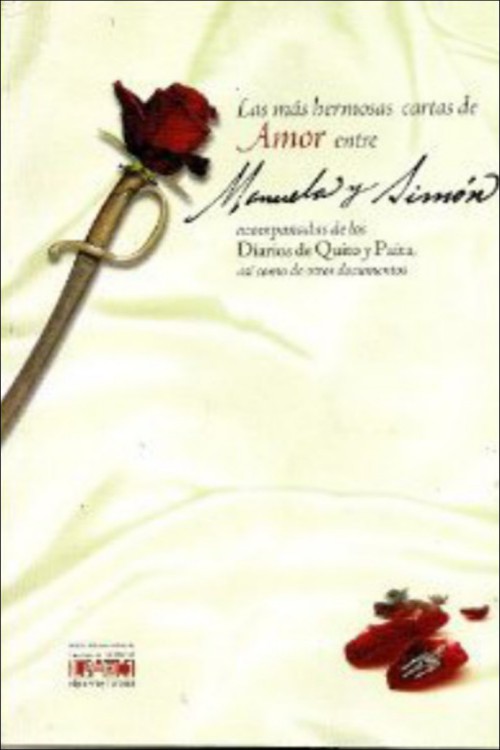 Portada del libro Las mas hermosas cartas de amor entre Manuela y Simon