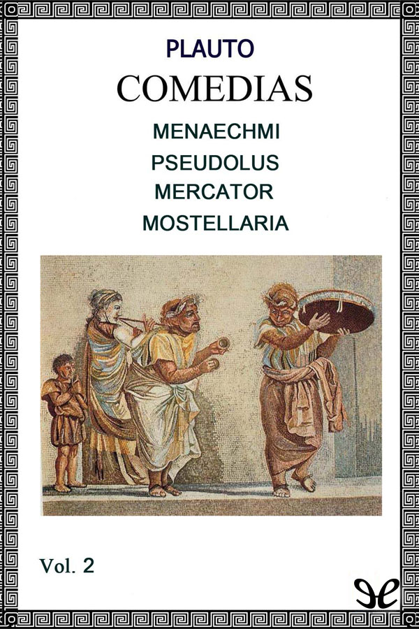 Portada del libro Menaechmi  Pseudolus  Mercator  Mostellaria