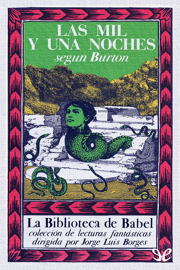 Portada del libro Las mil y una noches segun Burton