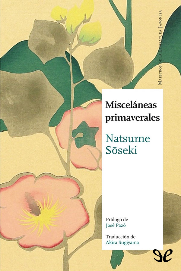 Portada del libro Miscelaneas primaverales