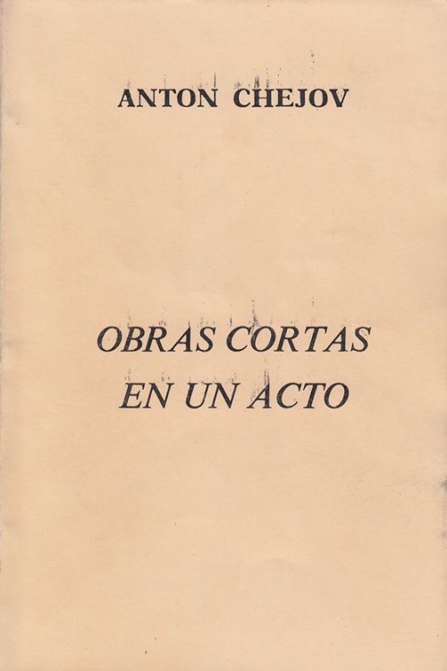 Portada del libro Obras cortas en un acto