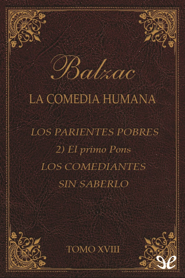 Portada del libro Los parientes pobres 2  Los comediantes sin saberlo