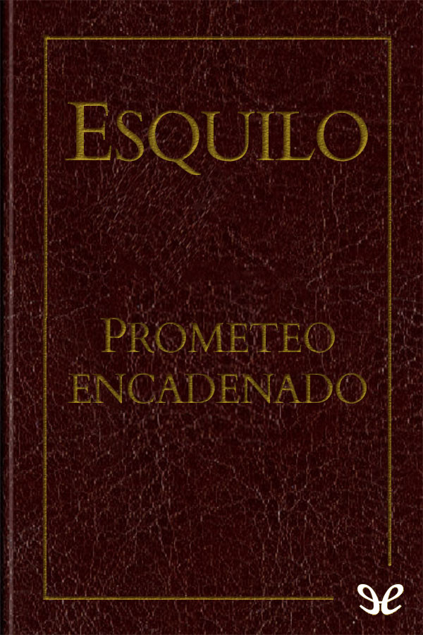 Portada del libro Prometeo encadenado