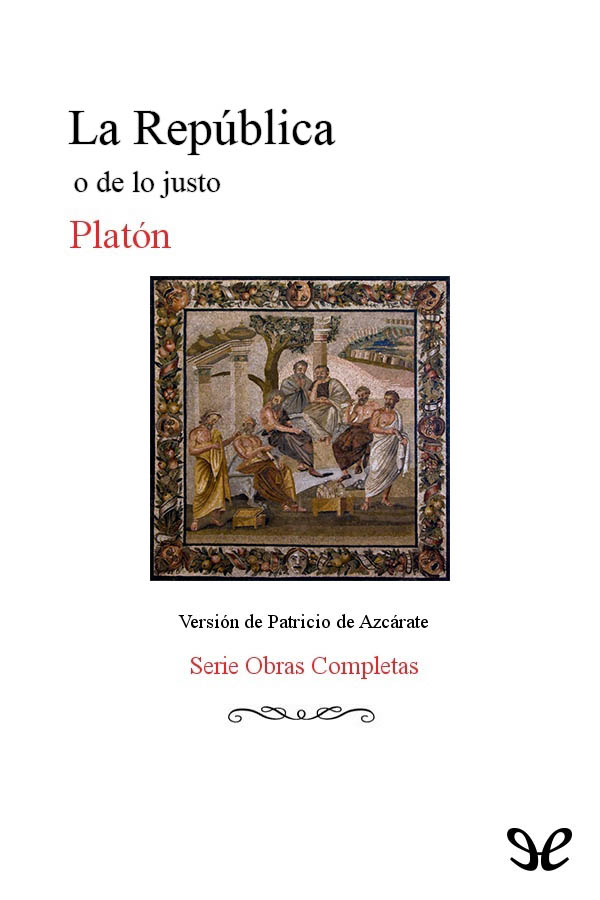 Portada del libro La Republica