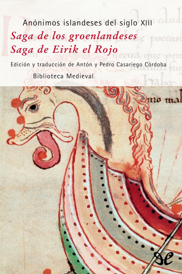 Portada del libro Saga de los groenlandeses  Saga de Eirik el Rojo