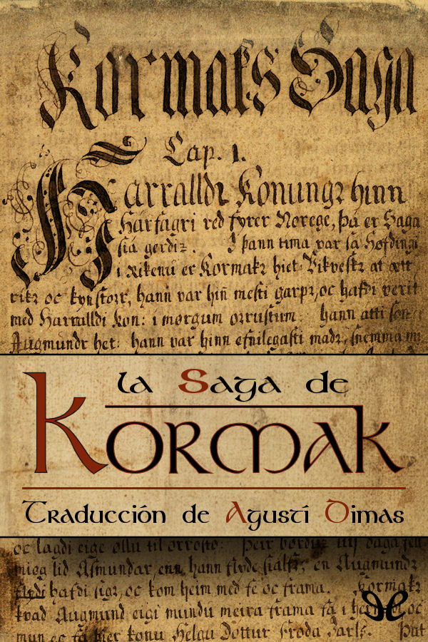 Portada del libro Saga de Kormak