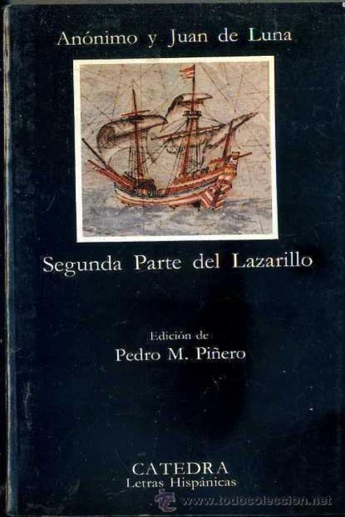 Portada del libro Segunda parte del lazarillo