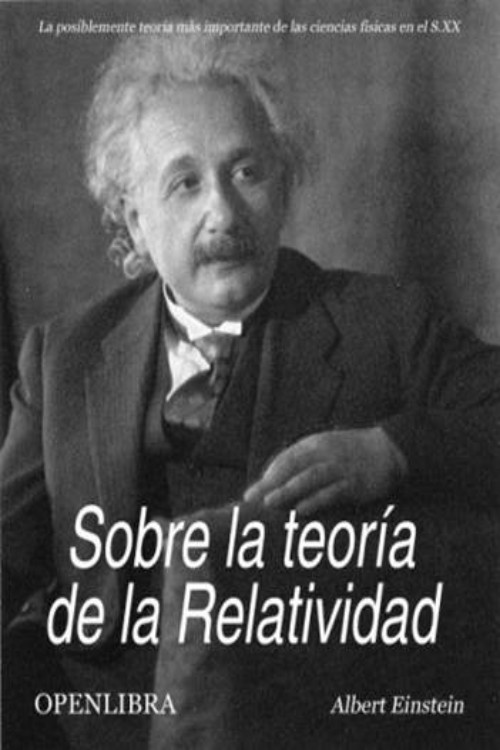 Portada del libro Sobre la teoria de la relatividad