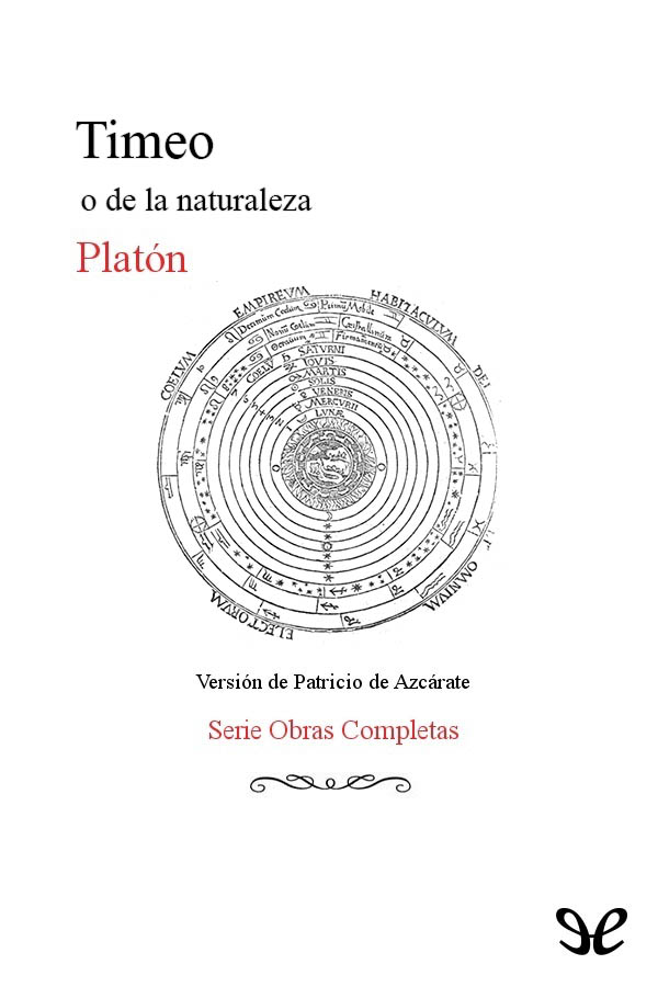 Portada del libro Timeo