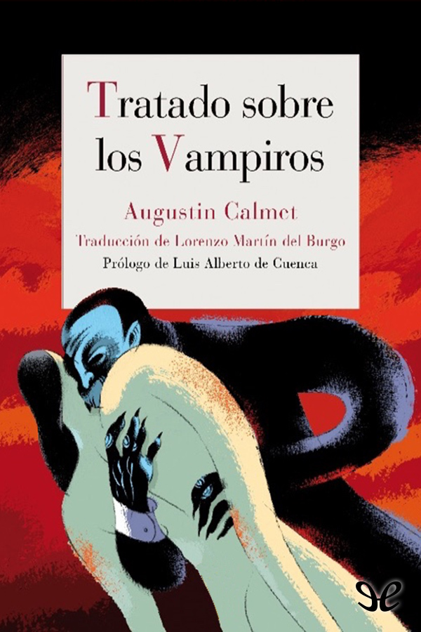 Portada del libro Tratado sobre los vampiros