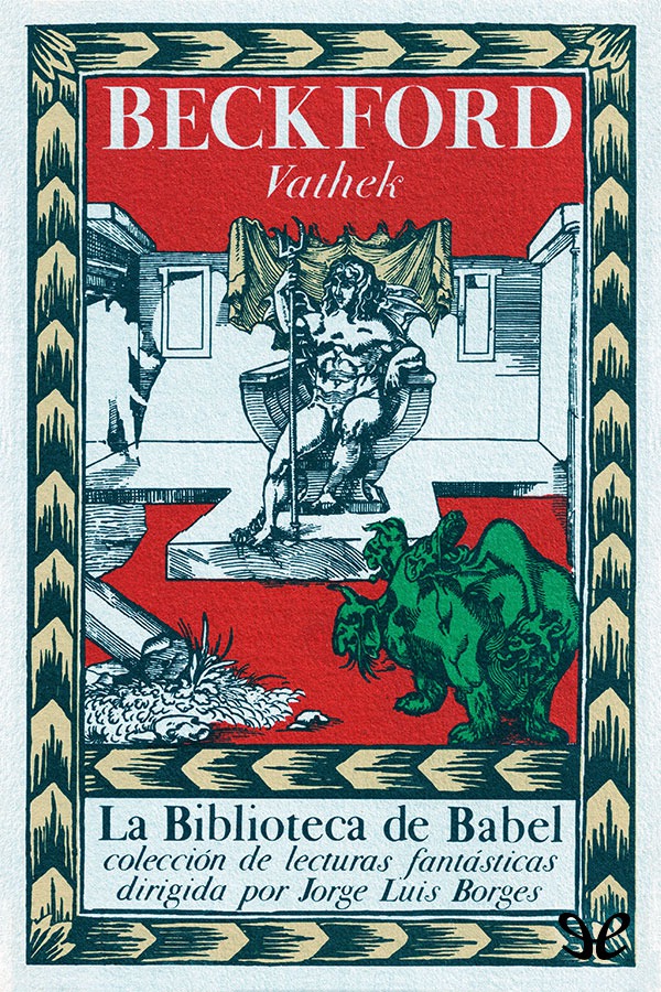 Portada del libro Vathek