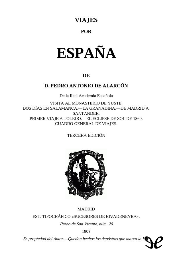 Portada del libro Viajes por Espana