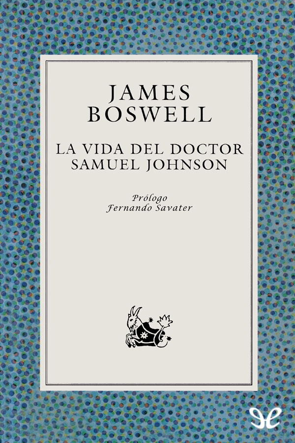 Portada del libro La vida del Doctor Samuel Johnson