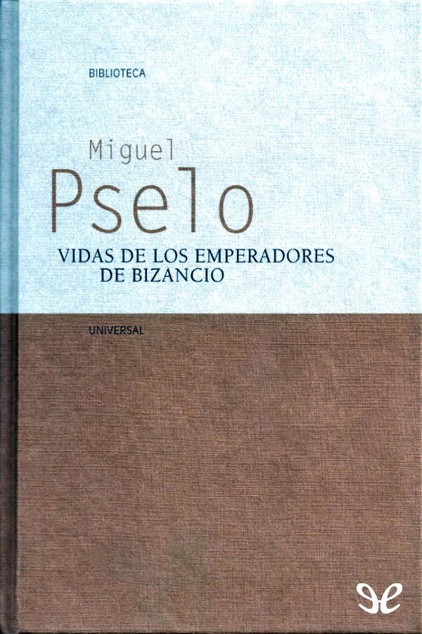 Portada del libro Vidas de los emperadores de Bizancio