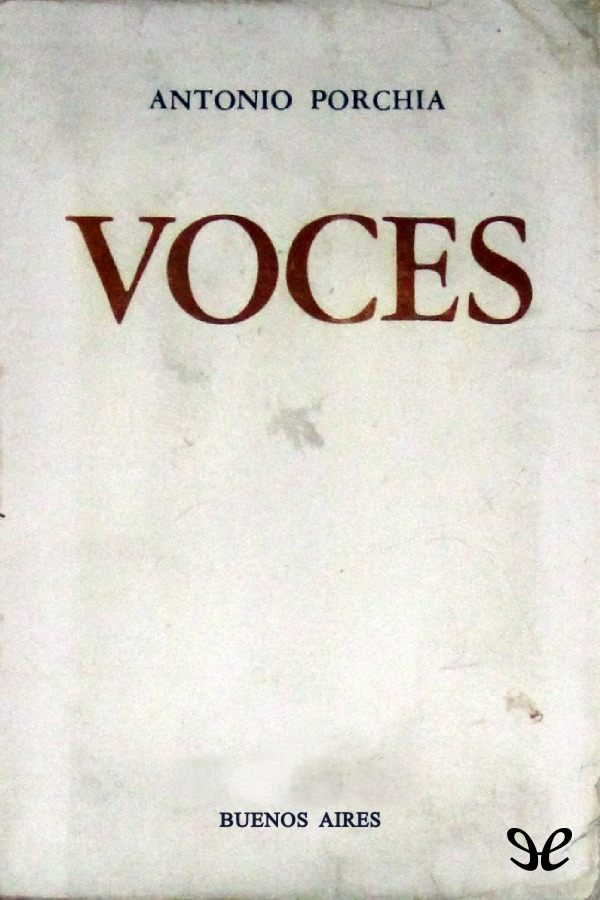 Portada del libro Voces